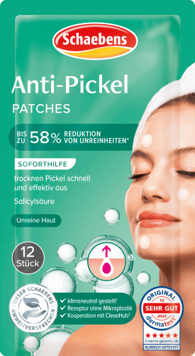 Anti Pickel St Patches Haut, unreine 12
