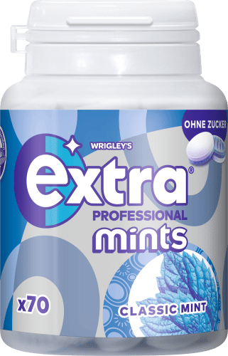 Pastillen EXTRA Mints Classic, 70 Professional St