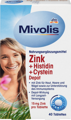 Zink + Histidin + Tabletten Depot, g 40 19 Cystein St.,