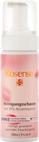 Reinigungsschaum Rosenwasser, 150 ml