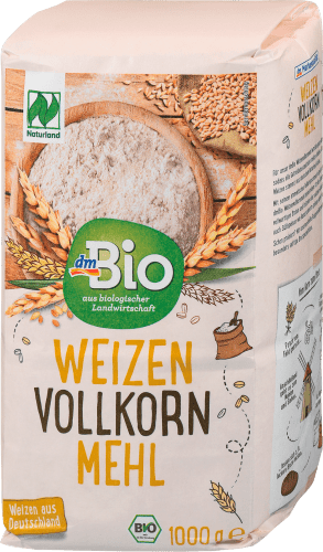 Mehl, Weizen Vollkorn, Naturland, 1000 g