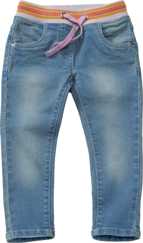 Jeans Gr. mit Schnitt, 110, schmalem blau, 1 St
