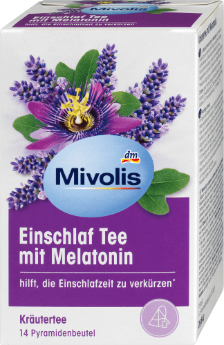 Kräutertee Einschlaf-Tee mit Melatonin (14 Beutel), 28,84 g