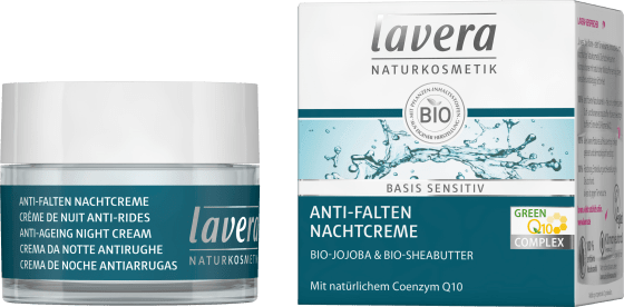 Nachtcreme Basis Sensitiv Anti-Falten Q10, 50 ml