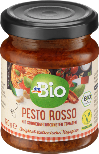 Pesto, Rosso mit sonnengetrockneten Tomaten, 120 g