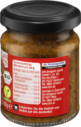 Pesto, Tomate-Rucola, 120 g