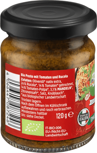 120 Pesto, g Tomate-Rucola,
