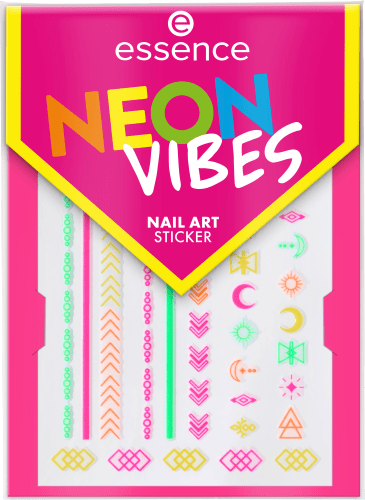 Vibes, 49 Nagelsticker Neon St