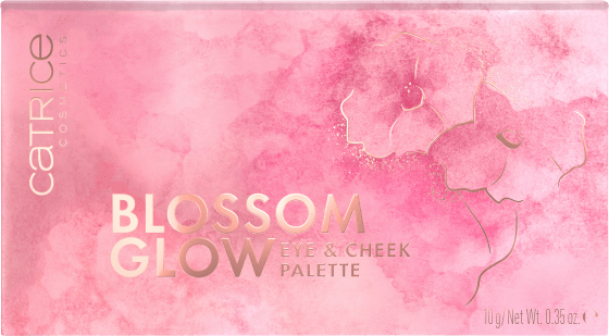Lidschatten & g Glow, Blossom 10 Rouge Palette
