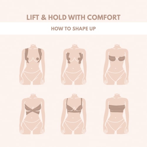 Up Shape Breast Tanned, 5 m Tape