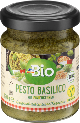 Pesto, Pinienkernen, mit Basilico 120 g