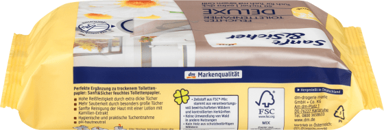 Feuchtes Toilettenpapier Kamille St Nachfüllpack, 50