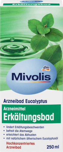 Erkältungsbad, Arzneibad Eucalyptus, 250 ml