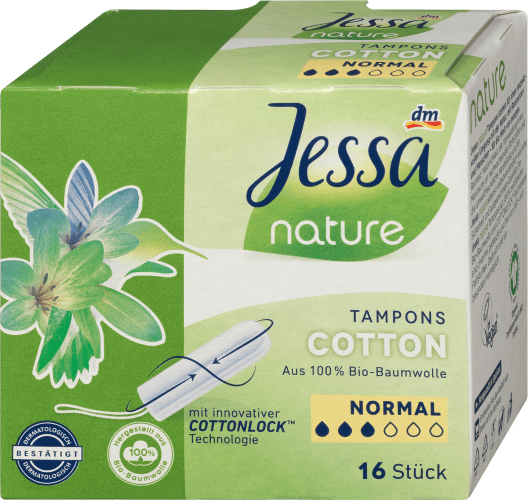 16 Cotton nature, Tampons Normal St