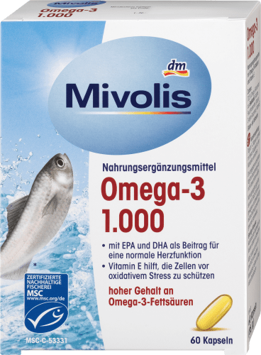 Omega-3 1.000, Kapseln 60 85 g St
