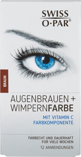 Braun, Wimpernfarbe St und Augenbrauen- 1