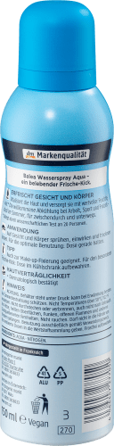 Aqua, ml Wasserspray 150