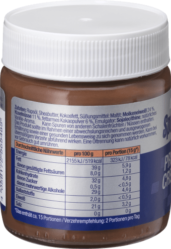 Protein Schokoaufstrich, Haselnuss-Nougat-Geschmack, 230 g