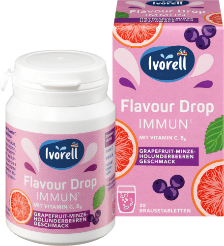 Flavour Drop Immun - Grapefruit-Minze-Holunderbeere, 66 g