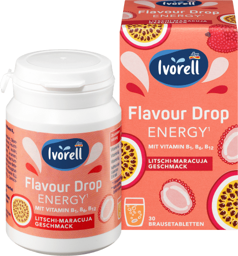 Flavour Drop Energy - Litschi-Maracuja, 66 g