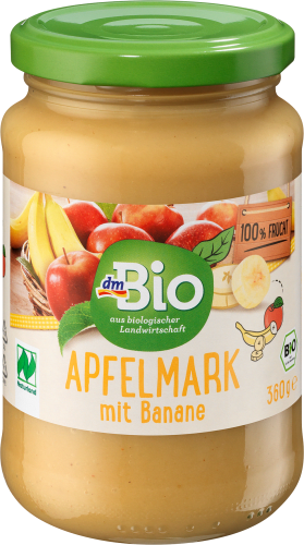 Fruchtmark Apfel mit Banane, 360 g | Fruchtmark & Obstkonserven