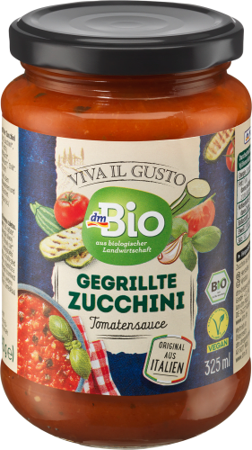 Zucchini, Tomatensauce g gegrillte 340