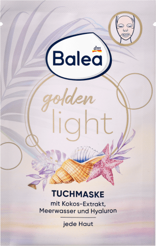 Tuchmaske Golden Light, 1 St