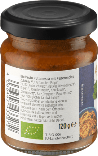 Pesto Puttanesca Piccante, 120 g