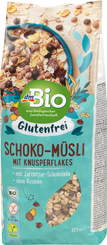 Schoko-Müsli mit Knusperflakes glutenfrei, 375 g