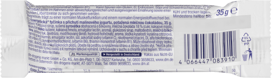 Energieriegel, Himbeere Joghurt Geschmack, 35 g