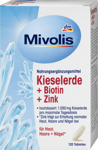 Kieselerde + Biotin + St 120 Zink, 120 St., Tabletten