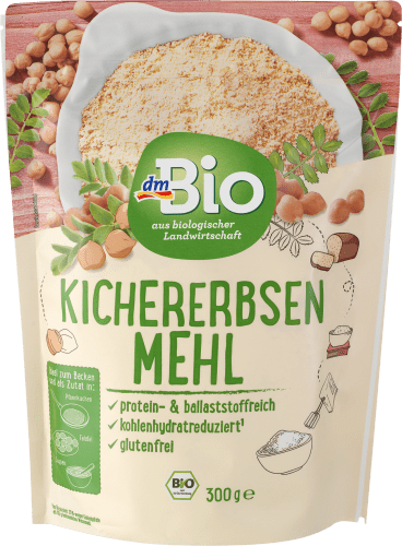 Kichererbsenmehl, glutenfrei, 300 g | Mehl & Grieß