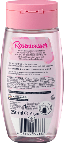 250 ml Shampoo Rosenwasser,