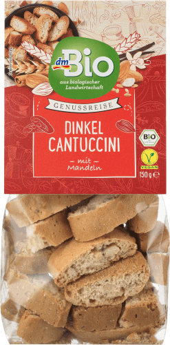 150 Mandeln, g Dinkel Cantuccini, mit