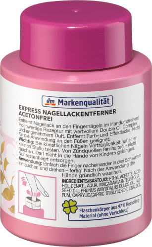 Nagellackentferner Professional Express Acetonfrei, 75 ml