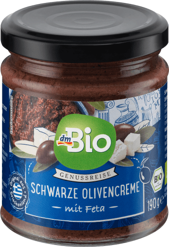 Brotaufstrich, Schwarze Olivencreme mit Feta, 190 g