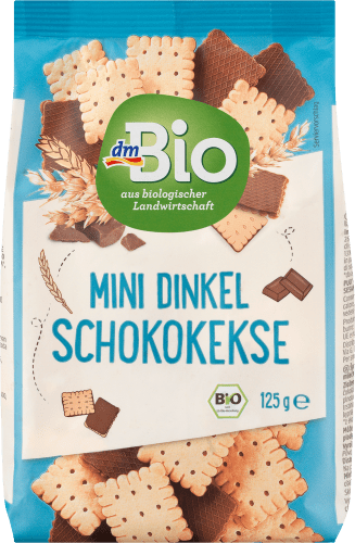Mini Schokokekse, Dinkel, 125 g | Kekse, Waffeln & Cookies