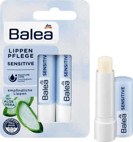 Balea Lippenpflege sensitive Duopack, 9,6 g