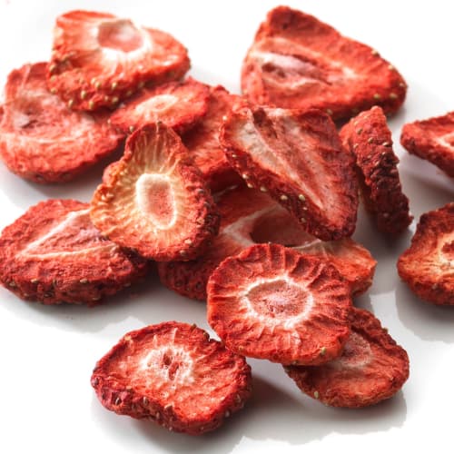 25 g Erdbeerscheiben gefriergetrocknet,