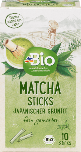 Grüner Tee Matcha Sticks (10 Stück), 0,02 kg