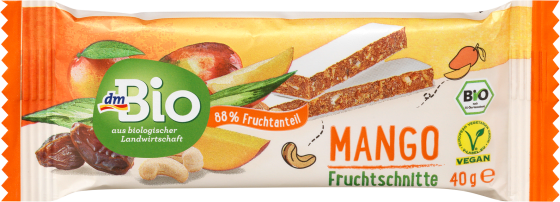 Fruchtriegel, Mango, g 40