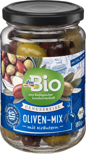 Oliven-Mix mit Kräutern, 180 g