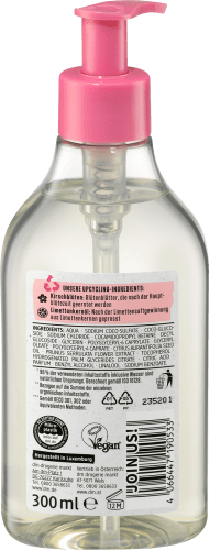 Handseife Kirschblüten & Limettenkernöl, 300 ml