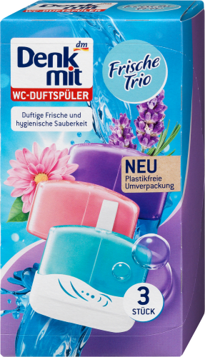 WC-Duftspüler-Gel Frische-Trio, 3 St