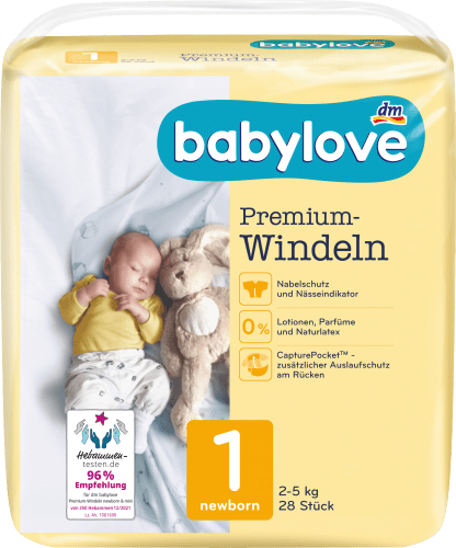 1, St Premium Newborn, 28 Gr. Windeln 2-5 kg,