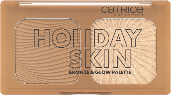 Bronzer &  Highlighter Palette Holiday Skin 010 Out Of Office, 5,5 g