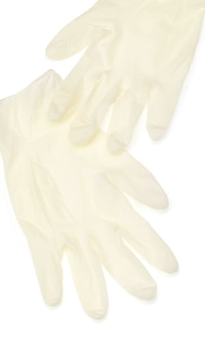 Einmal-Handschuhe St Groß, weiß Latexfrei 60