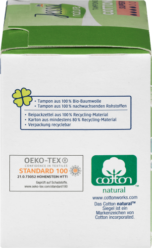 Cotton Tampons nature, Super 16 St