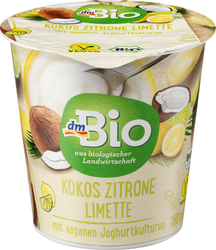 dmBio Kokos Natur Zitrone-Limette 160g*, 160 g