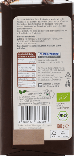 70 % Naturland, g Schokolade, 100 \